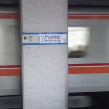 門前仲町駅ホーム