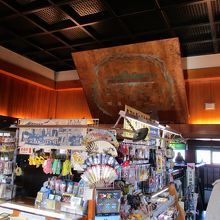 天守閣にある売店