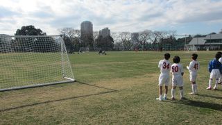 広い運動公園です
