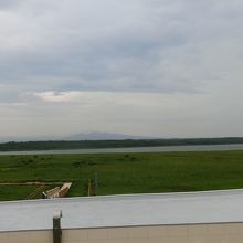 原生花園から見る