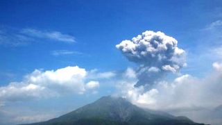 噴火が頻発する日はたいへん