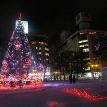 １丁目のツリーの様子