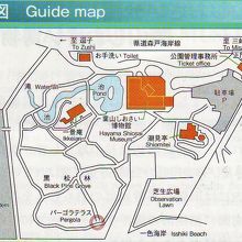 葉山しおさい公園　案内図