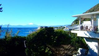 04 神奈川県立近代美葉山館庭園から見る富士山! ☆☆☆