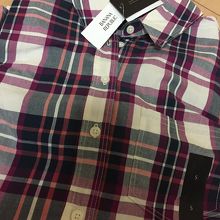 チェック柄シャツ