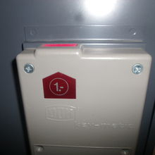 ロッカーは有料（1ユーロ）となっています