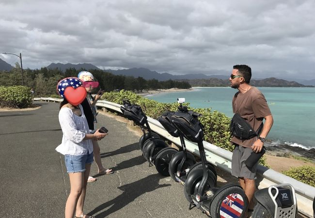 自転車なんてレンタルしている場合じゃないよ！次はセグウェイでどうぞ。