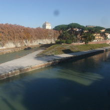 島の西側の景観