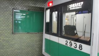 御堂筋線から遠いです