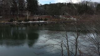 星野リゾート敷地内。