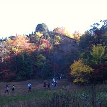 ハイキング道あり！