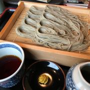 本場のお蕎麦を頂きました。