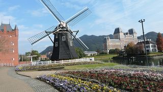 オランダ感満載の広い園内☆