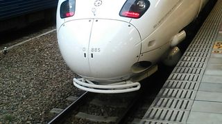 日曜日の夕方の時間帯の特急かもめは自由席が混雑