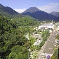 露天風呂に浸かりながら見る別府市街・別府湾は絶景！