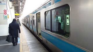 東京モノレールへ、乗り換えのために利用