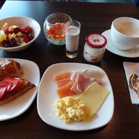 エグゼクティブラウンジでの朝食