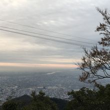 金華山山頂から見た景色。