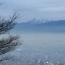 金華山山頂から見た景色。