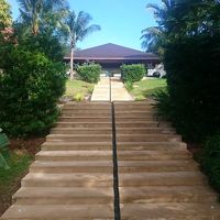 エントランスフロア。高台の最上に位置してます。