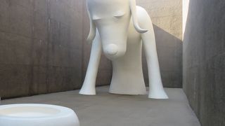 巨大なあおもり犬がいます