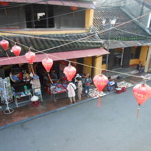 馮興家の２階からの眺め