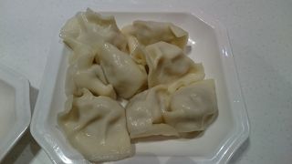 モチモチした食感の餃子