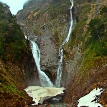 ハンノキ滝（右）