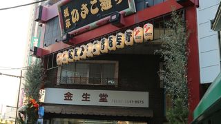 浅草寺の北西にあるアーケード商店街