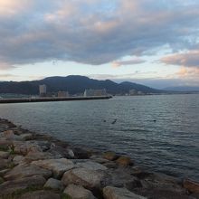 西側の浜大津方面