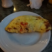 朝食　オムレツ