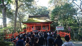 本宮の下にある宇佐神宮の摂社