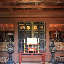 安土の血天井　天井のシミは分からないな