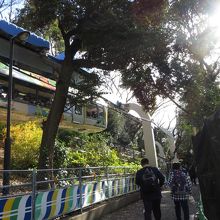 東園駅のそばにて