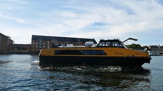 コペンハーゲンの水上バスは最高です。