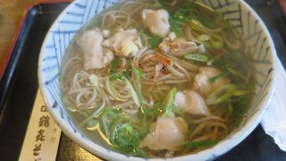 暖かい蕎麦あります