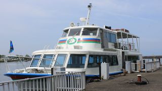 船でしか行けないパワースポット竹生島へ行くのに利用しました。