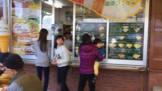 ソフトクリームがなかなか美味しい