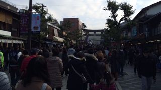 正月はすごい人