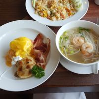 クラブラウンジの朝食