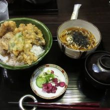 「舞茸天丼 六合産　夢セット」
