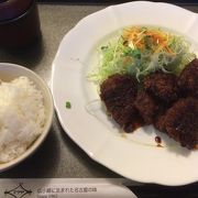 名古屋名物・味噌カツなどが食べれる洋食屋さん