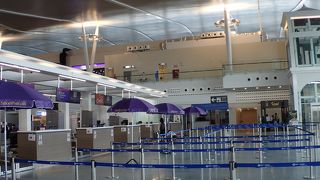 改装したばかりの新しい空港