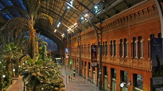 熱帯植物園を見下ろす駅中レストランSamarkanda／夜遅くても安心☆アトーチャ駅