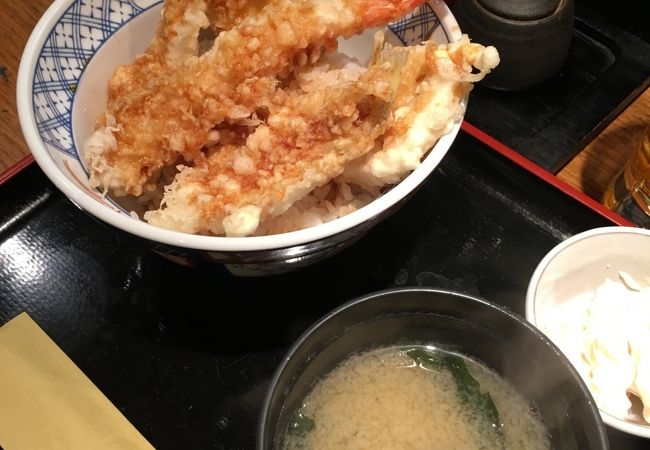 サクサクの天丼。