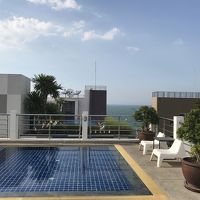 プールから海が少ししか見えなくなってしまったのが残念。