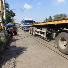 線路とトラック