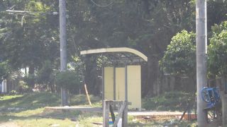 閑散としている臨港線トラム