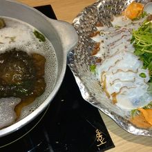 しゃぶ鍋を作ります