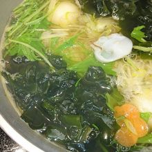 タコを一つ入れました